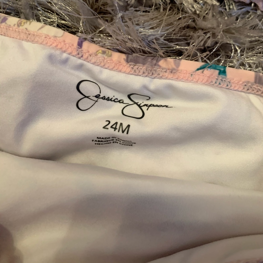 Size 24month Jessica Simpson Two piece swimsuit - Picture 2 of 5
